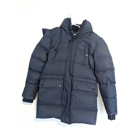 Triple F.A.T Goose Down Colburn Puffer Parka Jacket in Navy Blue Size Small NWT - Picture 6 of 16